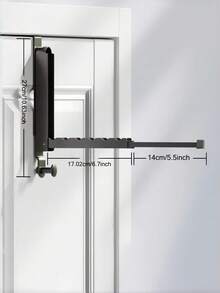 1个装门后晾衣架 可折叠晾衣架 洗衣架 重型节省空间收纳整理架 适用于衣物、毛巾、帽子 旅行居家公寓宿舍大学生必备 - 彩色 - 查看 10