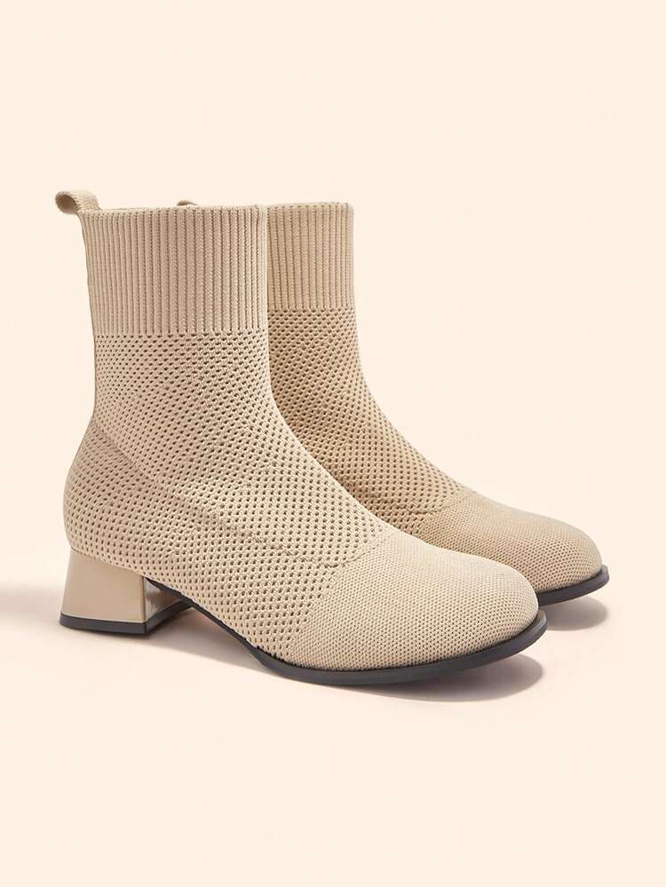 CUCCOO BASICS Women's Fashion Versatile Commuting Chunky Heel Breathable Ankle Boots For Christmas