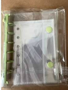 A7 Transparent Portable File Folder With Double Snap Design, Can Store Beautiful Photos, Can Be Used As Photo Album, Money Saving, Stationery, Notebook, Sticker Book, Office Supplies, School Supplies, Back To School - Multicolor - View 12