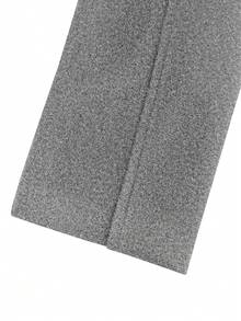 Manfinity Mode Áo khoác len pha trộn dài tay màu trơn thường ngày dành cho nam, cài hai hàng khuy, Thu/Đông - Màu Xám nhạt - Xem 7