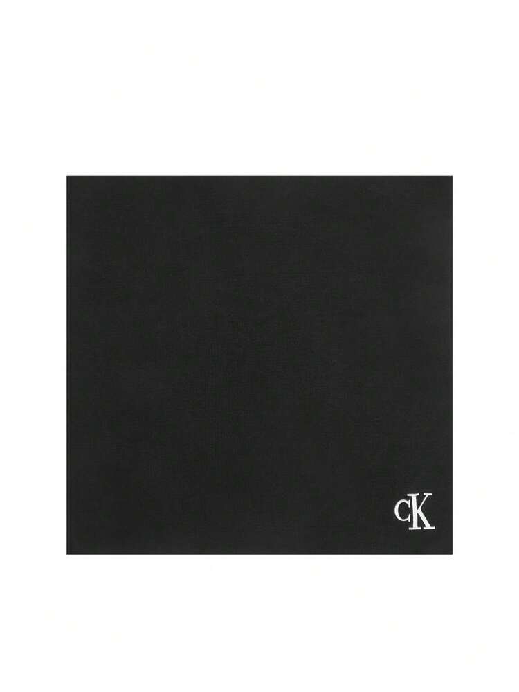 Calvin Klein Fine Rib Men Scarf Black - Black - View 2