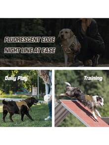 Dog Harness For Large Dogs No Pull Adjustable Pet Harness Reflective Working Training Easy Control Pet Vest Harnesses - Multicolor - View 5