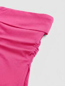 Women Tops - Hot Pink - View 4