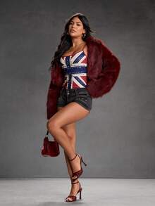 CUCCOO SZL Women's Pointed Toe Buckle Design Everyday Versatile Fashion High Heel Sandals For Christmas Spring Shoes Prom Heels - Burgundy - View 3