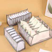 Underwear Compartment Organizer Socks Underwear Storage Box Drawer Storage Organizer Bag Sun Travel Cool - Black - View 18