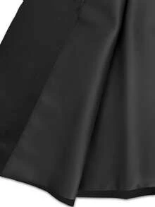 Manfinity Mode Men's Casual Jacket, Fashion , Simple Embroidery Design, Leisure Blazer - Black - View 6