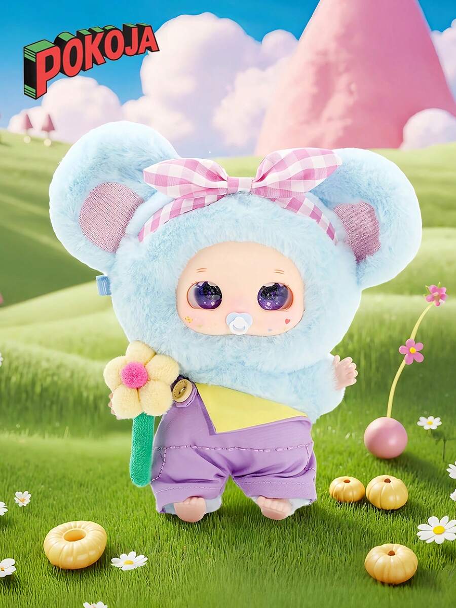 POKOJA LAND Blind Box.An Interesting Hanging-String Style Blind Box Doll. Compact And Easy To Carry. Unique Backpack Accessory. Ideal For Tabletop Decoration, Christmas And Birthday Gifts.(Not Plush Filled) - Tide play blind box - View 1
