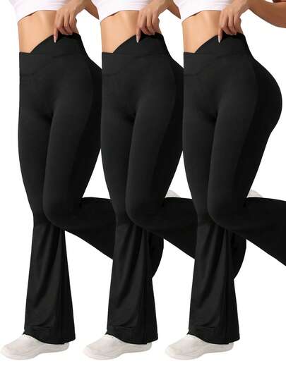 Eassivo Eassivo Conjunto de pantalones de yoga de estilo básico para mujer