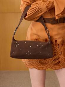 MOTF PREMIUM WOMEN'S SHOULDER BAG - Coffee Brown - View 7