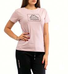 Kappa Women's T-Shirts Pink - Light Pink Pearl - View 1