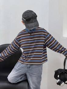 DAZY 男童加大码T恤，秋季款