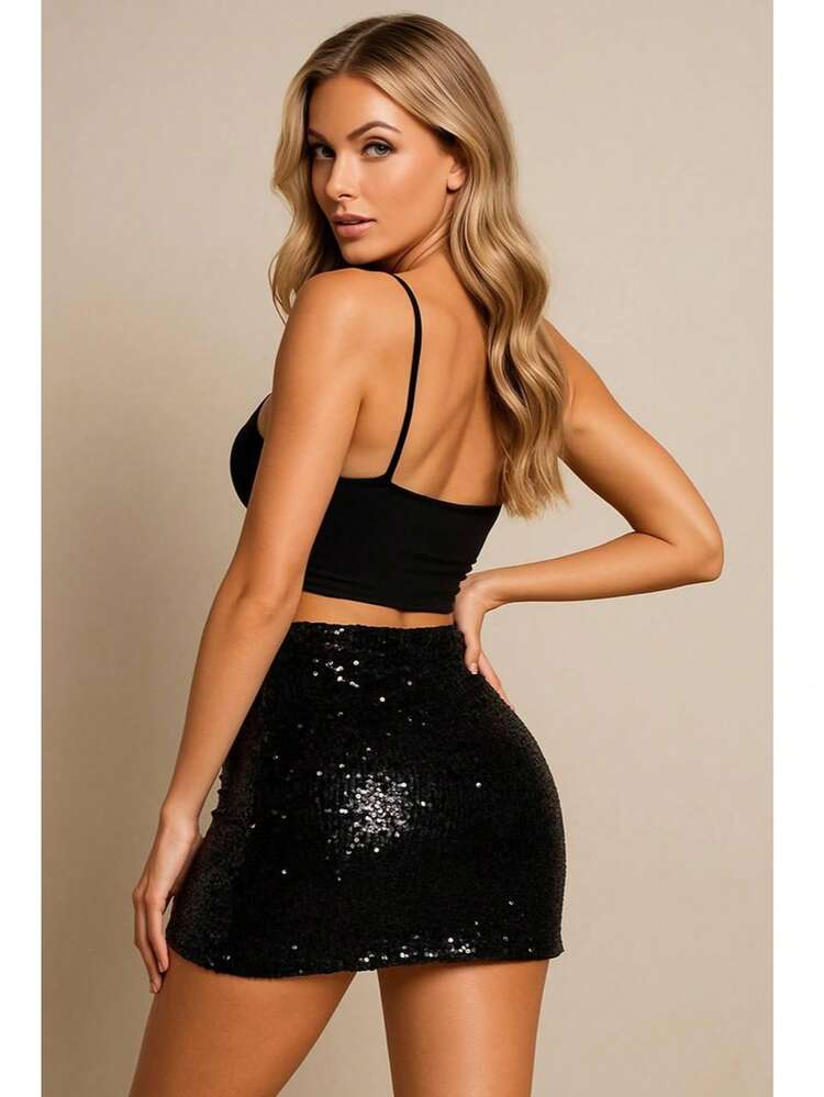 Women Skirts - Black - View 3