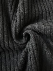 Elenzga Áo len chui đầu cổ cao màu đen vá viền xanh lá cây thời trang dành cho nữ, quà tặng Giáng sinh, Năm mới, Lễ tạ ơn - Màu tím - Xem 5