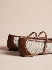 Rosivie Mocasines planos de diseño con hebilla para mujer - Caqui - Ver 9