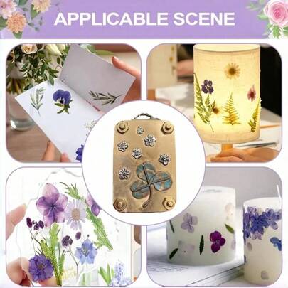 1PC Mini Flower Press Kit, Handmade Embossing Tool For Plant Preservation, DIY Metal Press For Resin Art, Scrapbooking, Journaling, Nail Art Craft, Botanical Art Supplies, Unique Gift For Women, Mom, Her