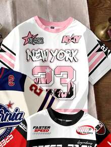 SHEIN EZwear Bộ 3 áo thun tay ngắn cổ tròn đơn giản, thoải mái, phù hợp cho mùa hè dành cho nữ - Nhiều màu - Xem 5