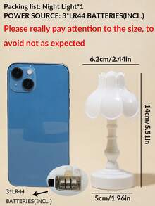 1pc Creative Room Decor Mini Table Lamp, Lotus/Street Lamp Cute Night Light For Bedroom Atmosphere Decor, Desk Atmosphere Decor Led Night Light,Birthday Gift For Friends,Home Decor Mini Table Lamp Light - Multicolor - View 9