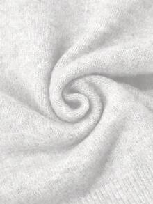 Elenzga Bộ 2 món váy xếp ly chữ A thêu trơn màu đơn giản dành cho nữ - trắng - Xem 4