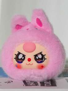 1PC Plush Toy Keychain Not Plush Filled Cartoon Bag Charm Hanging Ornament Cute Stuffed Animal Decor For Backpack Purse Travel Gift - Multicolor - View 11