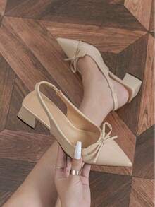 GAN AI Women Pumps - Apricot - View 4