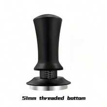 51毫米/53毫米/58毫米咖啡压粉器，高级咖啡师压粉工具。带校准弹簧，不锈钢设计，可调节咖啡粉分布深度，自动调平压粉器。 - 彩色 - 查看 5