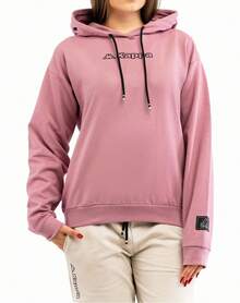Kappa Women's Hoodie Pink - Pink - View 1