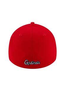 New Era St. Louis Cardinals Red 39Thirty Men's Baseball Cap Red - Red - View 3