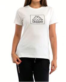 Kappa Women's T-Shirts White - White - View 1