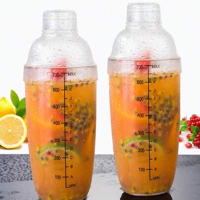 1 cốc lắc đá bào có vạch chia độ, 350ml/500ml/700ml/1000ml, quà tặng cho bố, bình lắc có vạch chia độ, cốc lắc protein