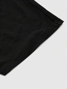 ROMWE MEN Goth Kaos Pria Lengan Kelelawar Kasual Musim Semi/Panas dengan Motif Grafis, Cocok untuk Dipakai Sehari-hari di Musim Semi/Panas - Hitam - View 8