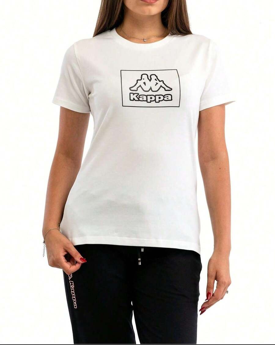 Kappa Women's T-Shirts White - White - View 1