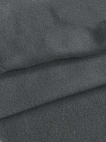 SWAVVY 男士针织休闲宽松保暖长袖运动衫，适合秋冬季日常穿着 - 深灰色 - 查看 4