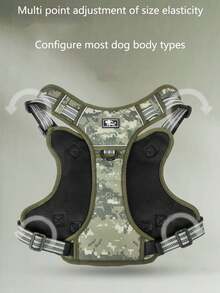 Dog Harness For Large Dogs No Pull Adjustable Pet Harness Reflective Working Training Easy Control Pet Vest Harnesses - Multicolor - View 7
