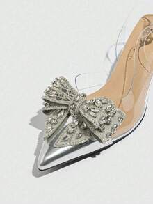ISPORTE Women Heeled Sandals - Silver - View 6