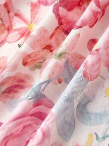 SHEIN MOD 女士碎花中长连衣裙 - 彩色 - 查看 6