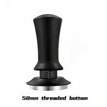 51毫米/53毫米/58毫米咖啡压粉器，高级咖啡师压粉工具。带校准弹簧，不锈钢设计，可调节咖啡粉分布深度，自动调平压粉器。 - 彩色 - 查看 7