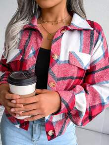 Women Jackets - Red - View 4