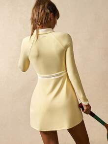 VARSIVA 女士简约长袖休闲运动连衣裙 - 彩色 - 查看 5