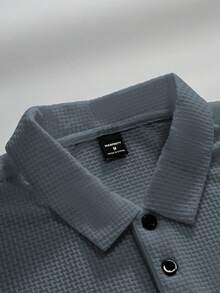 Manfinity Homme 男士夏季纯色短袖休闲通勤 Polo 衫，适合打高尔夫