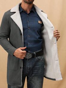 Manfinity Mode 男士秋冬撞色立领休闲针织外套，外出朋友外套，适合送给朋友、丈夫、男友的礼物