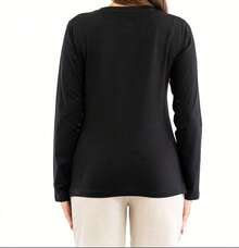 Kappa Women's Long Sleeve Shirts Black