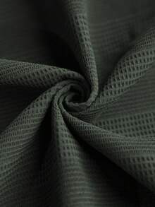 Manfinity CasualCool Classic Front Button Long Sleeve Casual Shirt - Dark Green - View 4