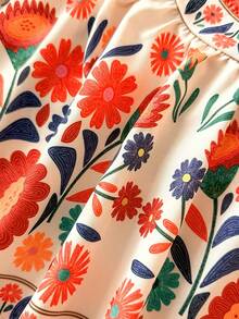 Travachic KIDS Débardeur décontracté à imprimé floral pour préadolescentes - Multicolore - Voir 6