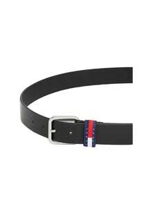 Tommy Hilfiger Leather Men's Belt Black - Black - View 3