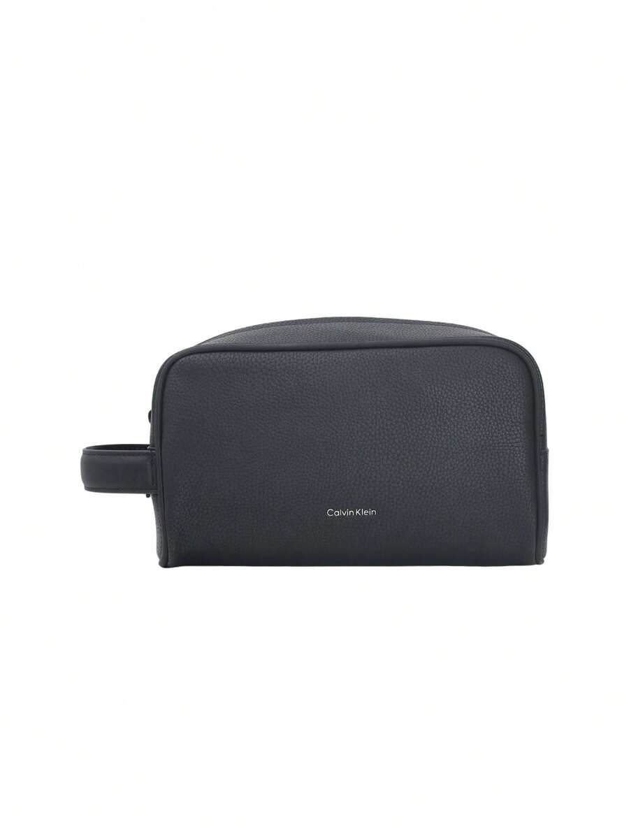 Calvin Klein Logo Men's Clutch Black - Black - View 1