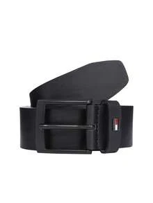 Tommy Hilfiger Leather Men's Belt Black - 黑色 - 查看 1