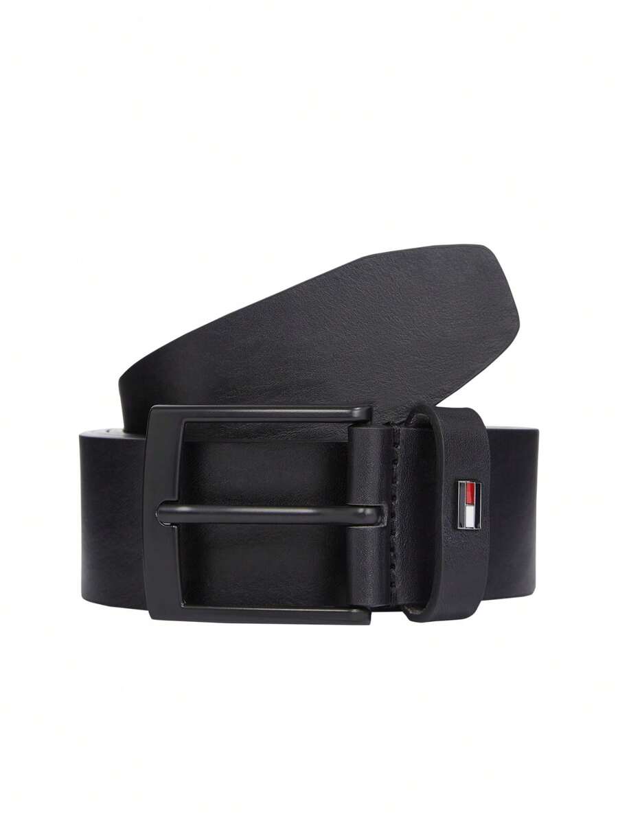 Tommy Hilfiger Leather Men's Belt Black - 黑色 - 查看 1