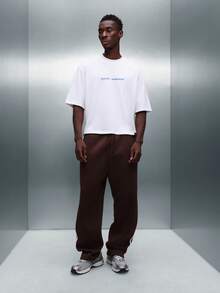 PLAYBOY X SUMWON Koszulka z nadrukiem Bunny Graphic Crew Neck, krótkim rękawem i prostym krojem, biała, w stylu streetwear, na co dzień, do klubu rekreacyjnego i na lato