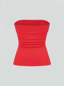 Women Tops - Red - View 3