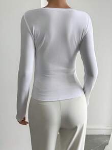 Livesso Women T-Shirts Long Sleeve Women - White - View 2
